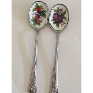 Vintage Avon 1982 Natures Best Collectors Spoon Plum Blue Berry Raspberry
